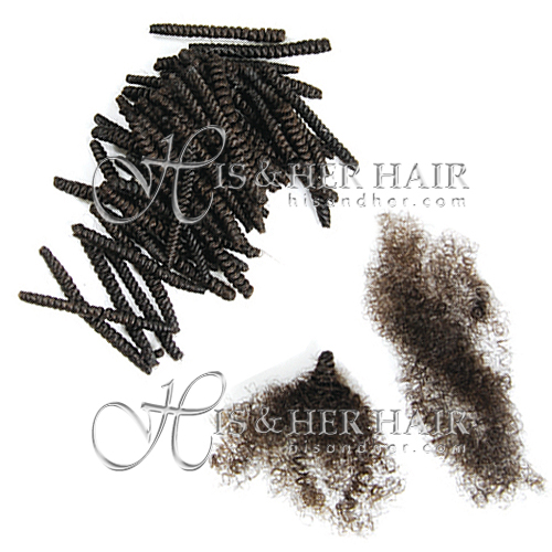 Tight Afro Kinky Bulk for Braiding (Coiled)