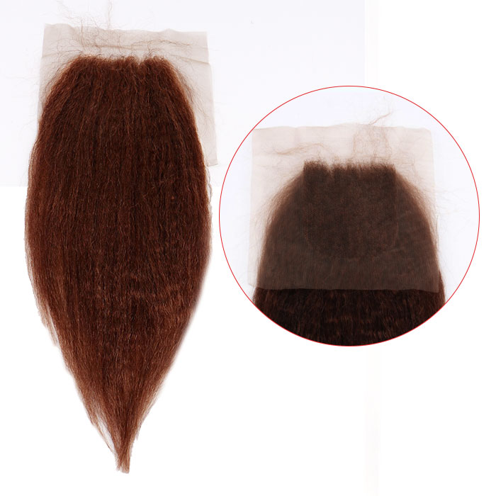 Lace Closure - Kinky Straight 16" (4"x4")